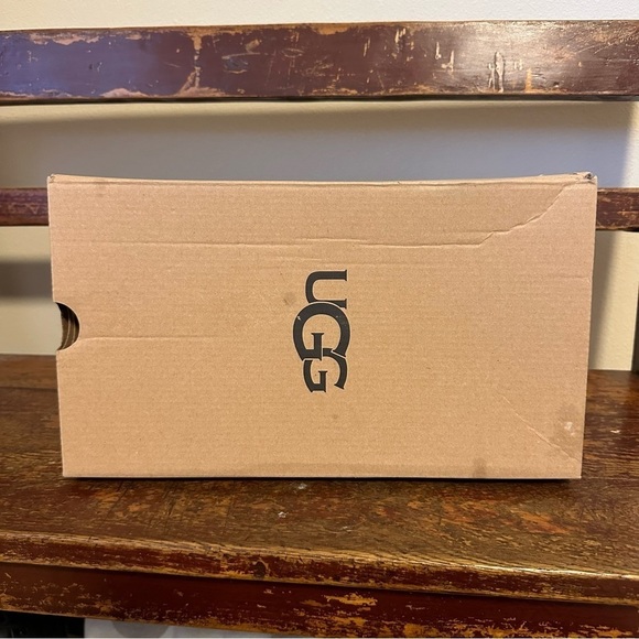 UGG Dark Gray Tasman Slippers Slip On Suede Mules - Picture 9 of 13